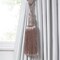 Threadmade Home Julia Rhinestone Tassel Curtain Tieback, Mauve - One Size